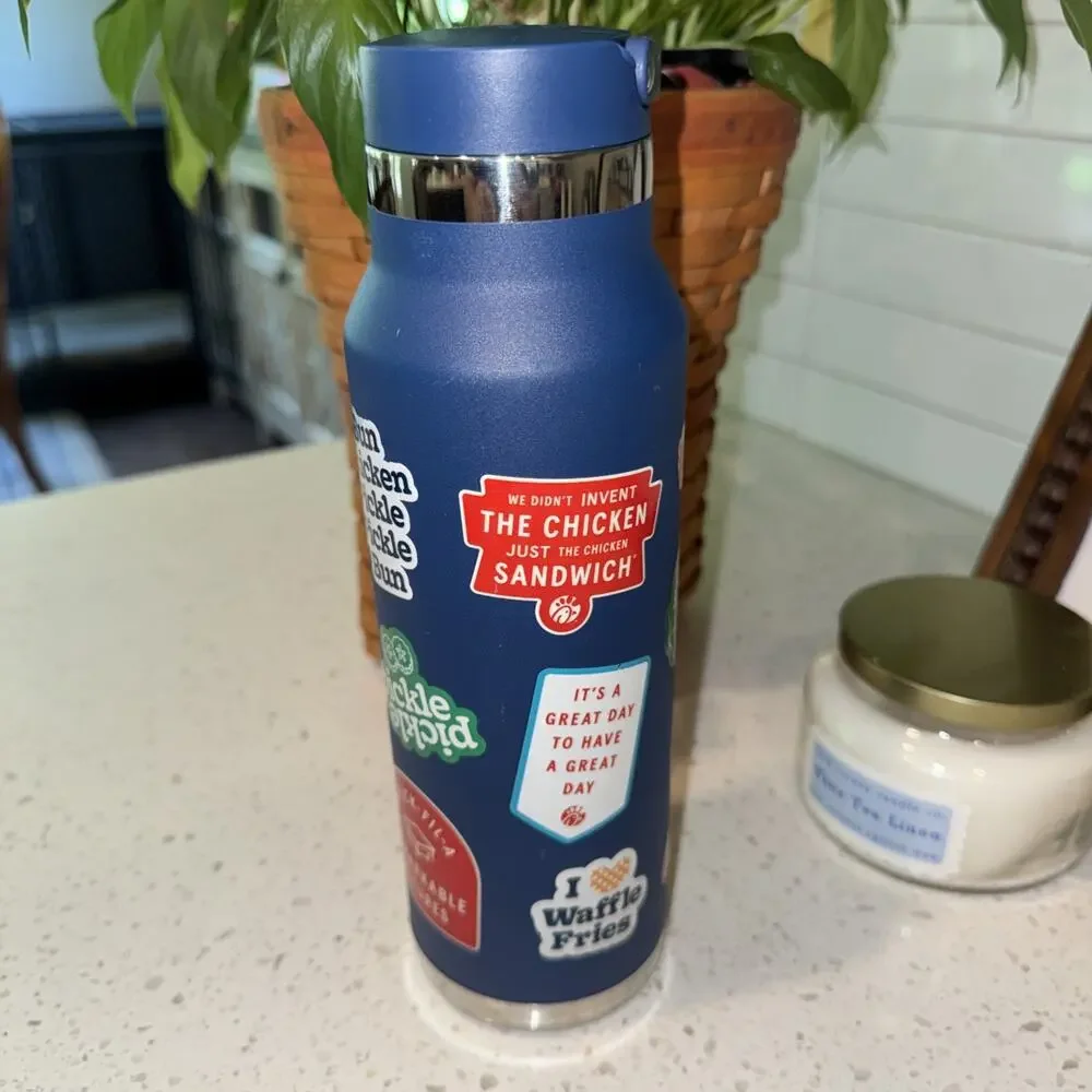 h2go Chick-Fil-A Branded Insulated Water Bottle Stainless Steel